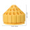 1Pc Yellow ABS Drill Bits Storage Case Rotatable Tool Organizer Box 2