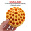 1Pc Yellow ABS Drill Bits Storage Case Rotatable Tool Organizer Box 3