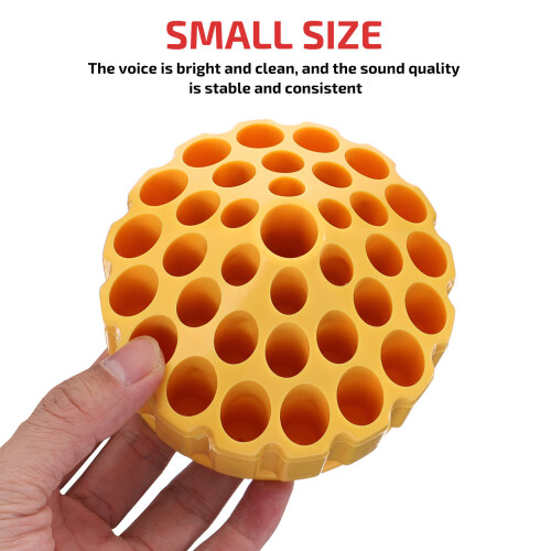 1Pc Yellow ABS Drill Bits Storage Case Rotatable Tool Organizer Box 2