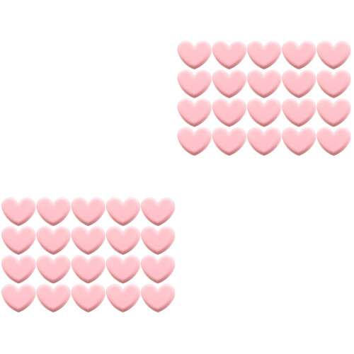 40Pièces Clips Plastique Rose Forme Pour Conservations Snacks 2