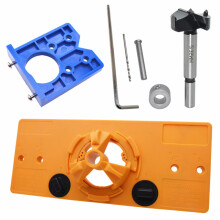 1Ensemble Guide Trou Charnière 35Mm ABS Pour Installation Bois