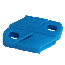 4Pièces Coques Silicone Noir Antidérapant Résistant