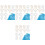 48Pièces Aiguilles De Couture Courbées Acier Inoxydable Multi-Usage 3