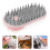 2Pcs Portable Multifunctional Pet Bath and Massage Brush Pink 9