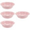 4Pcs Pink Enamel Kitchen Basin Sturdy Vegetable Fruit Washing Holder 9