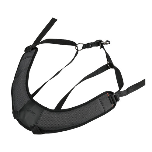 Adjustable Double Shoulder Saxophone Harness with Soft Padding and Secure Hook for Comfort