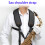 Adjustable Double Shoulder Saxophone Harness with Soft Padding and Secure Hook for Comfort 2