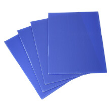 4 Pcs Blue Corrugated Plastic Sheets 4mm 16x16 Waterproof DoubleSided DIY Sign Boards for Outdoor Use