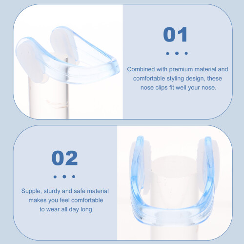Clips Silicone Résistants Pour Natation Confortable 2