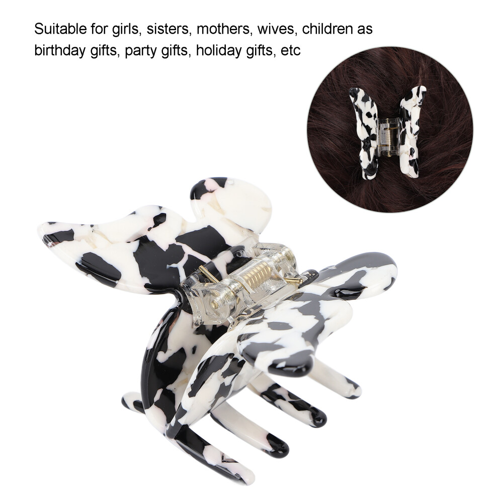 Acetate Butterfly Hair Claws Clips Women