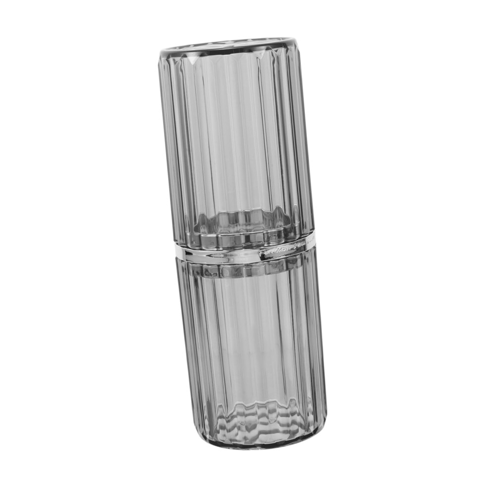Toothbrush Travel Case with Cup, Compact Holder for Toothpaste, Camping and Business Trips