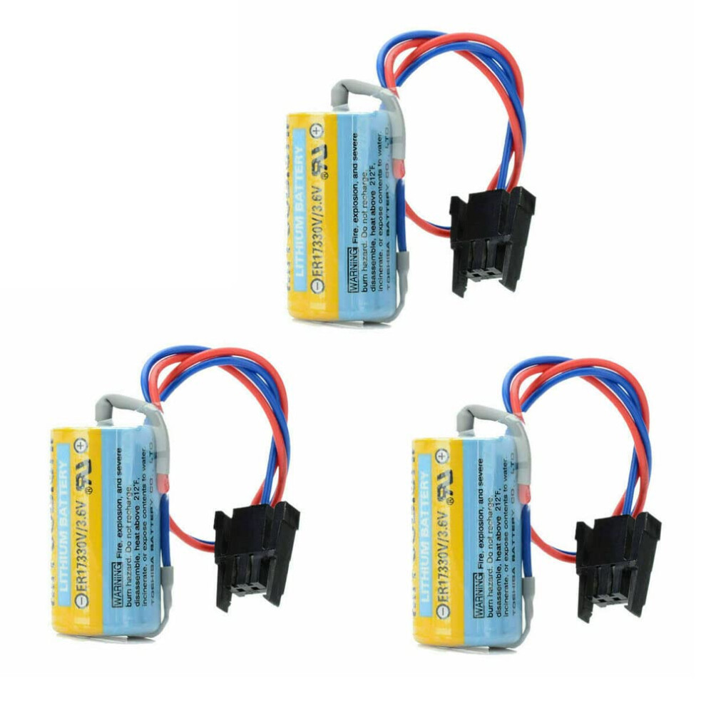 Er17330v 3.6V Lithium Battery For Mitsubishi A6bat Plc And Fanuc Cnc, 1700Mah Longlasting Power 9169991796765
