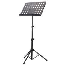 Adjustable Foldable Music Stand for Guitar Violin Piano, Durable Iron Construction, Secure Height Locking