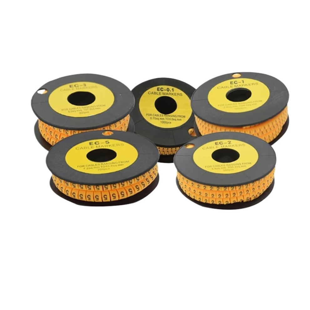 Ec1 2.5Mm Cable Marker Sleeves Number 7 For Fast Wire Identification And Durable Labeling 9113335844810