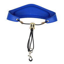 Adjustable Padded Leather Saxophone Neck and Shoulder Strap with Quick Hook for Alto Tenor Soprano