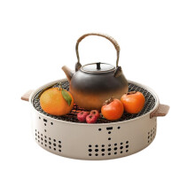 12 Inch Portable Charcoal Grill for Camping BBQ, Compact Tabletop Outdoor Cooking