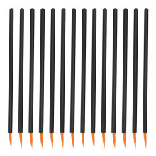 200Pièces Brosse Eyeliner Jetable Pratique Plastique Noire