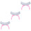 3Pièces Coussin Main Poignet Silicone Rose Ergonomique 6