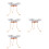 4Ensembles Plateau Lampe Kérosène Ghee, Accessoire Élégant 7