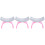 3Pièces Coussin Main Poignet Silicone Rose Ergonomique 5