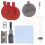 1Ensemble Kit Réparation Pare- Auto ABS Acier Durable 10