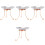 4Ensembles Plateau Lampe Kérosène Ghee, Accessoire Élégant 3