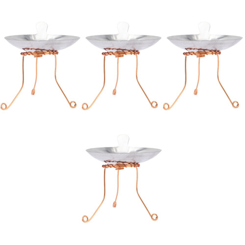 4Ensembles Plateau Lampe Kérosène Ghee, Accessoire Élégant 2
