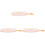 3Pièces Boîte Lingettes Bébé PP Orange Compacte Pour Poussette Lit 3