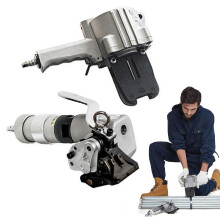 Handheld Pneumatic Steel Strapping Tool with Speed Tensioning and WearResistant Cutter
