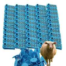 Durable Livestock Ear Tags for Cattle Sheep Pigs Goats, MultiColor Plastic Animal Identification Tags 100400 pcs