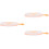 3Pièces Boîte Lingettes Bébé PP Orange Compacte Pour Poussette Lit 7
