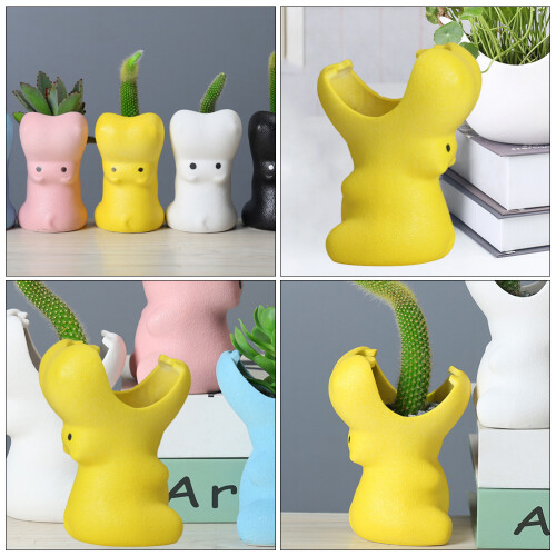 2St Gele Keramisch Voor Desktop En Kantoordecor 2