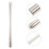 2Pcs Stainless Steel Cocktail Muddler Bar Tool Silver Mixer 8