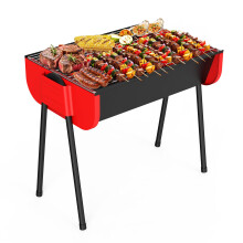 19 Inch Portable Charcoal Grill with 231 Sq Inch Cooking Area for Camping, Backyard and Outdoor BBQ