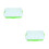 2Pcs ABS Sand Tray with Lid Portable Small Sand Box Green 6