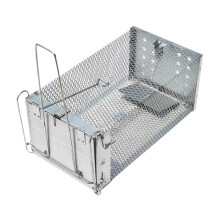 Automatic Mouse Trap with Sensitive Trigger, Reusable Metal Rat Trap for Home and Outdoor Use
