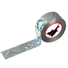 Bird Repellent Tape with Diamond Reflective Design and Wind Activated Sound for Garden Balcony Farm