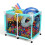 Pool Toy Storage Bin 214 Gallon Large Capacity Mesh Pool Float Holder with Wheels for Outdoor Use 1