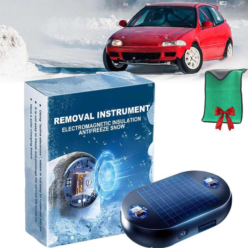 2026 Electromagnetic Car Snow Removal Device With Rapid Deicing And Solar Powered Dual Charging 9169991728872