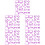 90Pièces Fournitures Violet Outils Pâte Polymère DIY 8