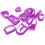 90Pièces Fournitures Violet Outils Pâte Polymère DIY 2