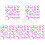 90Pièces Fournitures Violet Outils Pâte Polymère DIY 4
