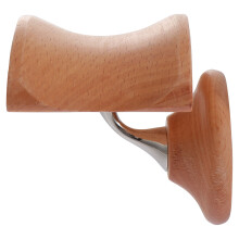 3Ensembles Support Casque En Alliage Et Bois Khaki