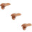 3Ensembles Support Casque En Alliage Et Bois Khaki 10