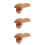 3Ensembles Support Casque En Alliage Et Bois Khaki 9