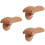3Ensembles Support Casque En Alliage Et Bois Khaki 7