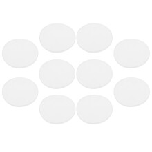40Pcs White Round Can Lids Dustproof Food Storage Caps