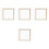 4Pcs Compact Wooden Frames for DIY Paper Making Craft Kit 5