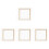 4Pcs Compact Wooden Frames for DIY Paper Making Craft Kit 4