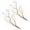 5Pcs Coffee Colored Artificial Antler Branches for Holiday Decoration 1